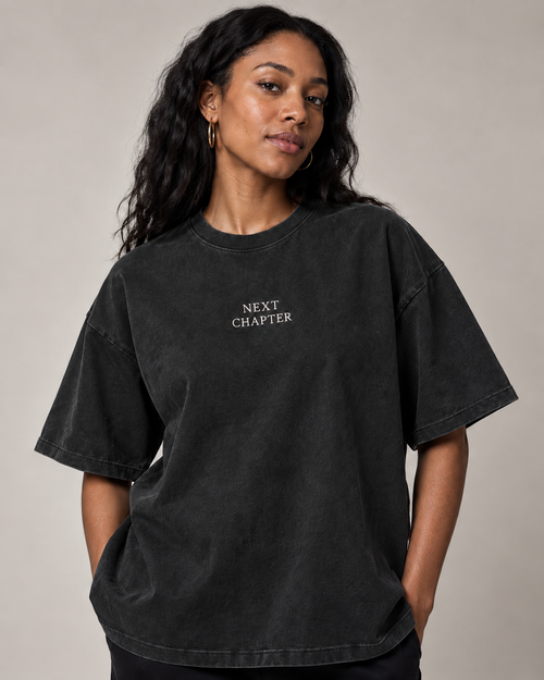 Color: Black | Front view | On model